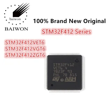 100%Новый Оригинальный микросхема микроконтроллера STM32F412 серии STM32F412VET6 STM32F412VGT6 STM32F412ZGT6