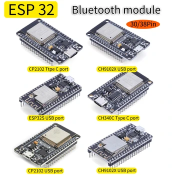 1шт Плата разработки ESP32 Micro USB/Type C Wifi + Bluetooth модуль Ultra-Laag Stromverbruik Двухъядерный ESP-32S 30PIin/38Pin