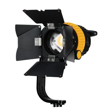 50 Вт Мини портативный светодиодный прожектор Френеля, непрерывный видеосвет для пленочной камеры, видеостудии
