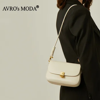 AVRO's MODA / Новые модные женские сумки через плечо из натуральной кожи, сумка-мессенджер с клапаном, женские сумки роскошного дизайна