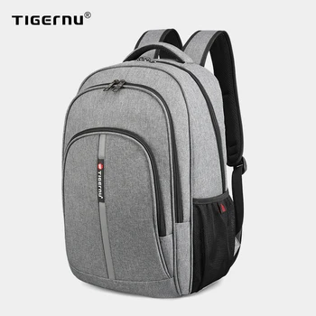 Tigernu Противоугонный рюкзак для ноутбука, зарядка через USB, дорожная сумка, женские школьные сумки большой емкости, Модный женский рюкзак для путешествий