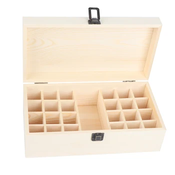 Деревянный ящик для хранения эфирных масел, 25 Отсеков, Держатель для дисплея эфирных масел