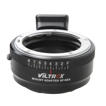 Переходное кольцо для объектива с ручной фокусировкой Viltrox NF-NEX Mount для объектива Nikon G/F/AI/S/D к камере Sony E-Mount A9 A7SII A7RII NEX 7 A6500 2