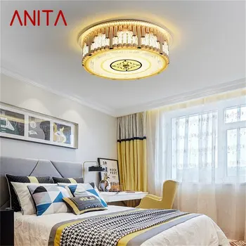 Потолочное Освещение ANITA Crystal В стиле Постмодерн, Роскошные Светодиодные Светильники Для Дома Для Украшения Столовой
