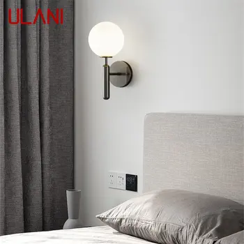 Современный Классический латунный настенный светильник ULANI LED Simply Creative Sconce для домашнего декора спальни