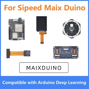 1 Комплект Для Sipeed Maix Duino Development Board K210 RISC-V AI + Комплект модулей LOT ESP32 С 2,4-дюймовым Экраном + Микрофонная Матрица + Бинокулярная Камера