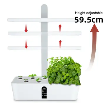 1 Комплект светильника для плантатора, Практичный светильник для выращивания растений полного спектра, Эффективная безопасная пластиковая светодиодная лампа для выращивания растений в теплице
