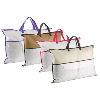 1 шт. нетканая сумка-тоут, домашний текстиль, пылезащитная упаковочная сумка на молнии, стеганое одеяло, подушка, сумка для хранения одежды, прозрачная сумка из ПВХ
