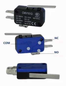 10шт микроконтактный выключатель CMV101D с длинной ручкой для 3D-печати 1NC 1NO CE