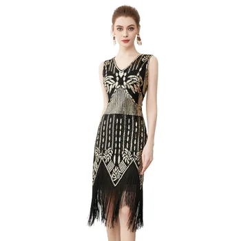 1920s Flapper Gatsby Коктейльное Платье Женское Вечернее Платье Для Выпускного вечера 30S Flapper Платья Новое Поступление 2023