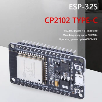 1шт Плата разработки ESP32 Micro USB/Type C Wifi + Bluetooth модуль Ultra-Laag Stromverbruik Двухъядерный ESP-32S 30PIin/38Pin 1