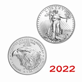 2021 2022 США Долларовая монета Liberty Eagle Morgan, американская серебряная монета, предметы коллекционирования, монеты для домашнего декора, подарки 0