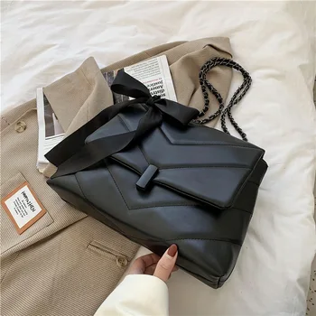 2023 Новая сумка через плечо Женская кожаная сумка-мессенджер Black Wings, зимняя модная женская сумка на ремне с двумя цепочками, роскошная сумка 2