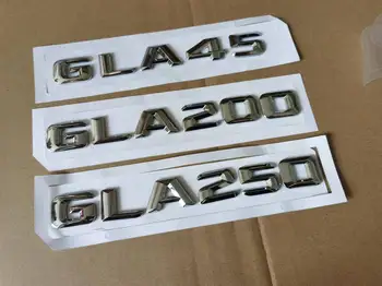 20X 3D ABS Хромированные Автомобильные Аксессуары Для Mercedes Benz AMG GLA45 GLA200 GLA250 Задняя Эмблема Номер Буквы Значок Наклейка