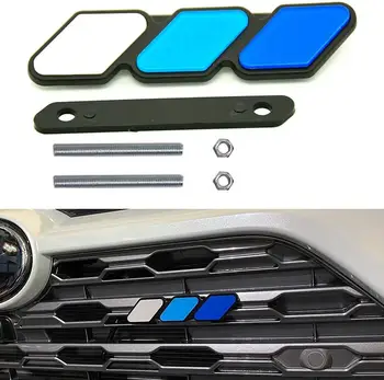 3-цветная Решетка Радиатора, Эмблемы, аксессуары для украшения гоночной решетки, Модификация этикетки для Toyota Tacoma 4runner RAV4