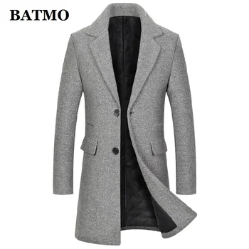 BATMO 2021 новое поступление осенне-зимнего шерстяного тренча для мужчин, мужское пальто, мужское пальто M8822