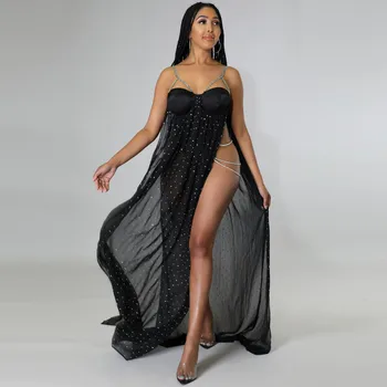 Felyn 2022 Новое поступление, платье известного бренда, повязка на бретельках с бриллиантами, сексуальное платье Макси для вечеринки знаменитостей, Vestidos