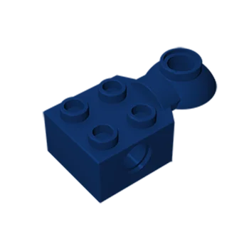Gobricks GDS-1089 Technical, модифицированный кирпич 2 x 2 с отверстием для штифта, Шаровая половинка вращающегося шарнира, совместимая с lego 48170 1