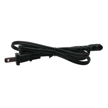 IEC320 C7 для США Удлинитель электрической вилки Кабель питания шнур 2Pin прямоугольный рисунок 8 для ноутбука Samsung XBOX PS4 1 м 2