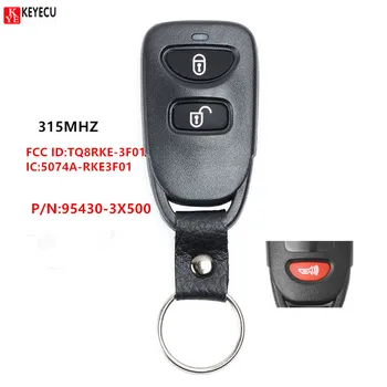 Keyecu Новый Модернизированный Дистанционный Автомобильный Брелок 2 + 1 кнопка для Hyundai Accent GS 2012-2014 IC: 5074A-RKE3F01, FCC ID: TQ8RKE-3F01