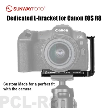 L-образный кронштейн SUNWAYFOTO PCL-R8 для Canon Eos R8/RP Arca Swiss Quick Release L Plate