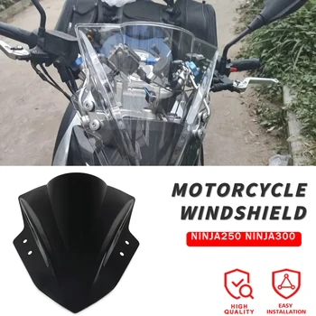 Ninja250 300 400 Лобовое Стекло Мотоцикла Ветровое Стекло для Kawasaki Ninja250 300 2013 2014 2015-2018 Ninja400 Ninja 400 2019-2020