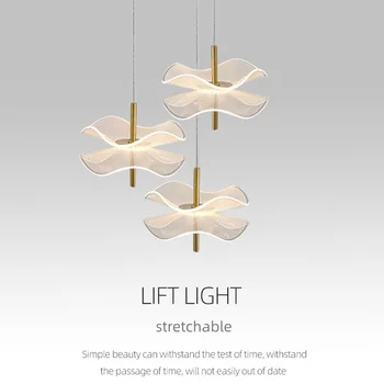 Nordic light роскошная прикроватная люстра для спальни современный простой светильник для бара, кафе в торговом центре, небольшая люстра для ветряной комнаты 0