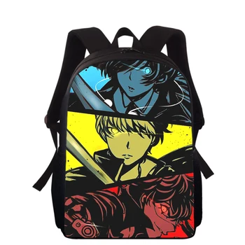 Persona 5 Take Your Heart P5 15-дюймовый детский рюкзак с 3D принтом, сумки для начальной школы для мальчиков и девочек, рюкзаки для школьных книг для школьников