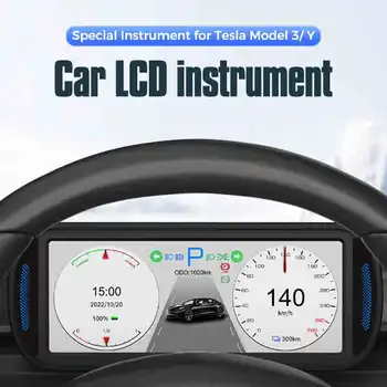 T10 7-дюймовый автомобильный дисплей HUD Head Up на приборной панели с IPS HD экраном для Tesla Model 3 Y 2019-2022