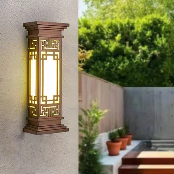 TEMAR Outdoor Light LED Настенные бра в китайском стиле, водонепроницаемая лампа для домашнего балкона, классическая