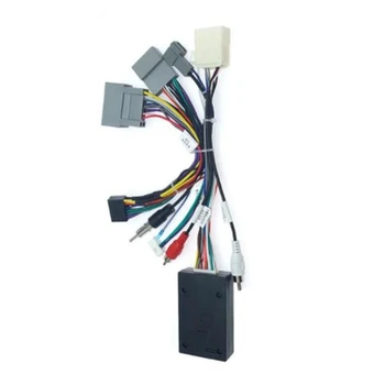 Автомобильный радиоприемник CD-плеер 16-контактный кабель питания Android адаптер с коробкой Canbus для Honda Civic CRV Медиа жгут проводов