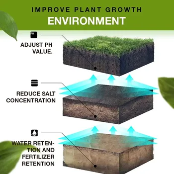 Активатор почвы Способствует укоренению растений, активатор почвенных сокровищ, предотвращает заболевания, регулирует кислотно-щелочное водорастворимое удобрение 5