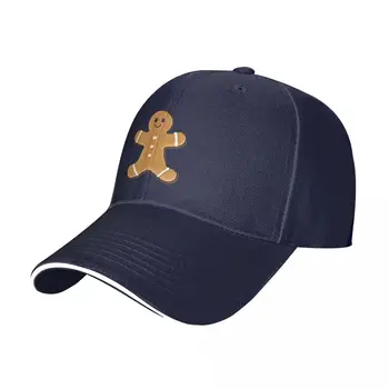 Бейсбольная кепка Happy Little Gingerbread Man, одежда для гольфа, женская шляпа-качалка, мужская шляпа