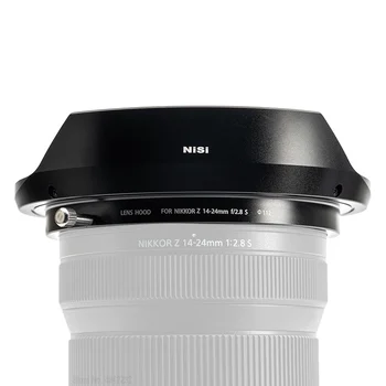 Бленда объектива Nisi для объектива Nikon Z 14-24 мм f2.8S, материал из алюминиевого сплава, специальная защитная крышка для вытяжки