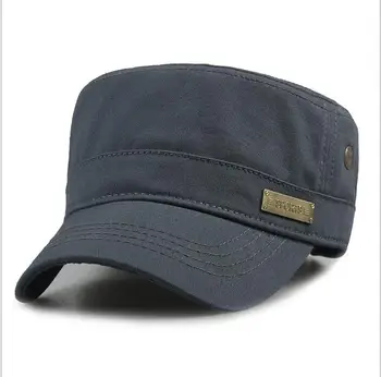 Весенние и осенние мужские шляпы, уличные повседневные плоские кепки, простые кепки, женские военные кепки