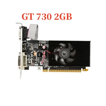 Видеокарта GALAXY GeForce GT 730 Shadow 2G V2 GT 730 GDDR3 NVIDIA 28NM 2GB Игровая 64-битная видеокарта placa de video