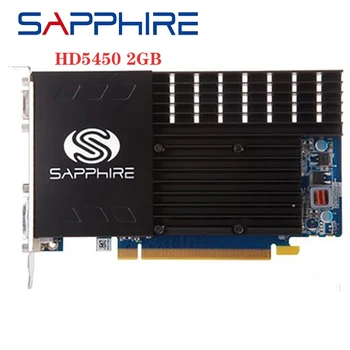 Видеокарта SAPPHIRE HD 5450 2GB GPU Для настольной видеокарты AMD 5400 GPU Используется Видеокарта Radeon HD 5450 2GB GDDR3