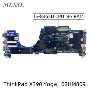Восстановленная Материнская плата для ноутбука Lenovo ThinkPad X390 Yoga I5-8365U CPU 8G RAM FRU 02HM809 5B21A41223 5B21C15361 100% Протестирована