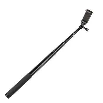 Выдвижная селфи-палка-монопод длиной 1,5 м с отверстием для винта 1/4 дюйма для GoPro Hero 7 6 5 4 3+ 3 Экшн-камера Go Pro HD 3