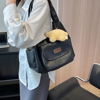 Высококачественная женская сумка большой емкости, роскошная женская дизайнерская сумка, повседневная ручная сумка, сумки из мягкой кожи, легкая сумка через плечо, женская сумка-мешок 3