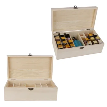 Деревянный ящик для хранения эфирных масел, 25 Отсеков, Держатель для дисплея эфирных масел 3