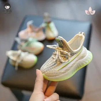 Детская обувь для прогулок, весенне-осенняя обувь для мальчиков, Нескользящая дышащая детская обувь с мягкой подошвой, детская обувь из кокоса, обувь для девочек