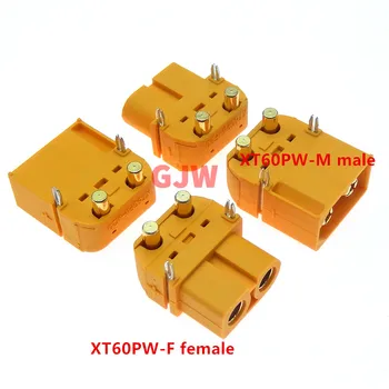 желтый xt60pw-F/M штекерный разъем для подключения мужского и женского аккумуляторов интерфейс зарядки литиевых аккумуляторов аксессуары для моделей самолетов