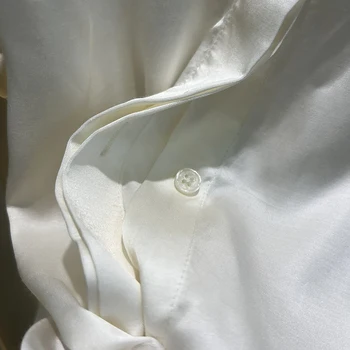 Женская рубашка ZESSAM с однотонным графическим принтом, пуловер с круглым вырезом и коротким рукавом на пуговицах, Винтажный Классический повседневный женский топ 2023 4