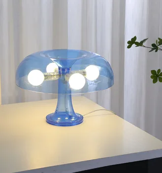 Итальянская дизайнерская винтажная настольная лампа-гриб, современные минималистичные светодиодные декоративные лампы, спальня, гостиная, домашний декор, Настольные лампы