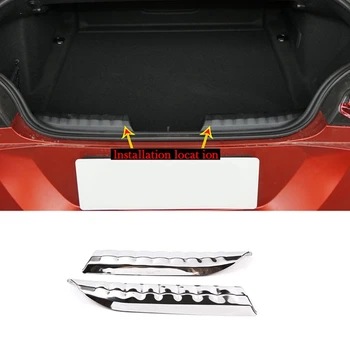 Комплект из 2 предметов Защита бампера внутренней задней двери багажника, Накладка на порог, Защита порога, Замена автомобильных аксессуаров для BMW Z4 G29 2017-2020