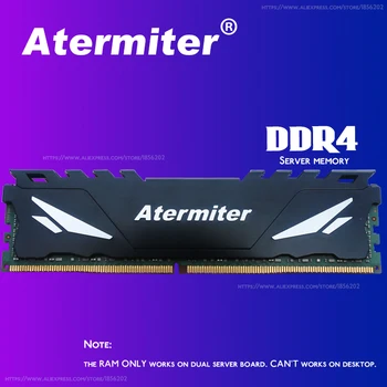 Комплект материнской платы Atermiter D4 DDR4 с процессором Xeon E5 2660 V3 LGA2011-3 4шт X 8 ГБ = 32 ГБ 3200 МГц Оперативной памяти DDR4 PC4 REG ECC 2