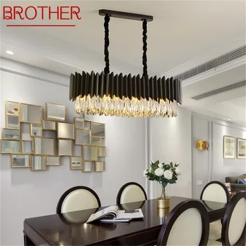 Люстра BROTHER, светильники, роскошный овальный подвесной светильник, домашний светодиодный светильник в постмодернистском стиле для гостиной, столовой