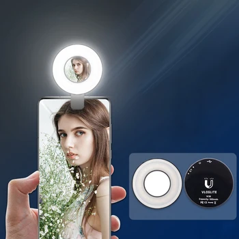 Магнитная подсветка для селфи мобильного телефона, светодиодное кольцо, заполняющая подсветка для телефона Magsafe Iphone 12 13 14 11 10 серии на базе Android, перезаряжаемая
