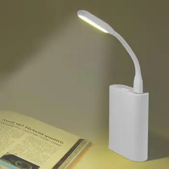 Мини-книжный светильник Портативная USB-лампа для чтения Складные походные ночники Настольные Лампы для ноутбука Power Bank